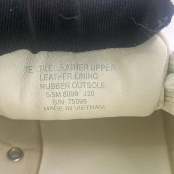 New Story Display Tory Burch Tory Sneaker Woman WHITE/ NEW IVORY, Size 55 M - Picture 9 of 16